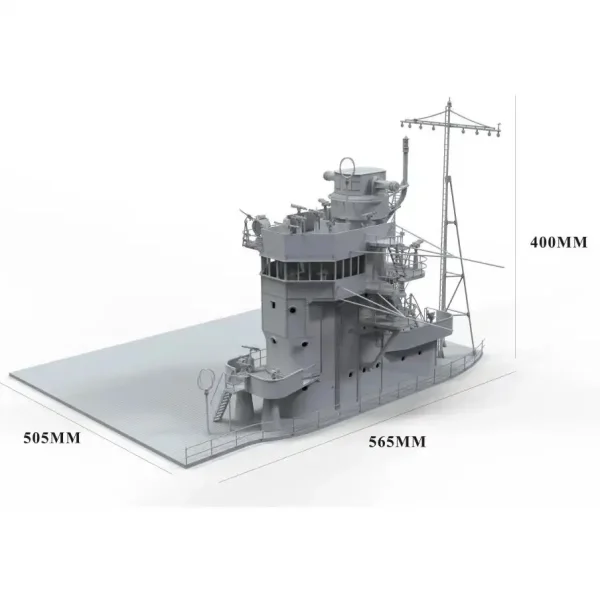 Border BSF-001, 1/35 Akagi Uçak Gemisi Köprüsü ve Uçuş Güvertesi ile Nakajima B5N2 Kate Plastik Maketi - Görsel 2