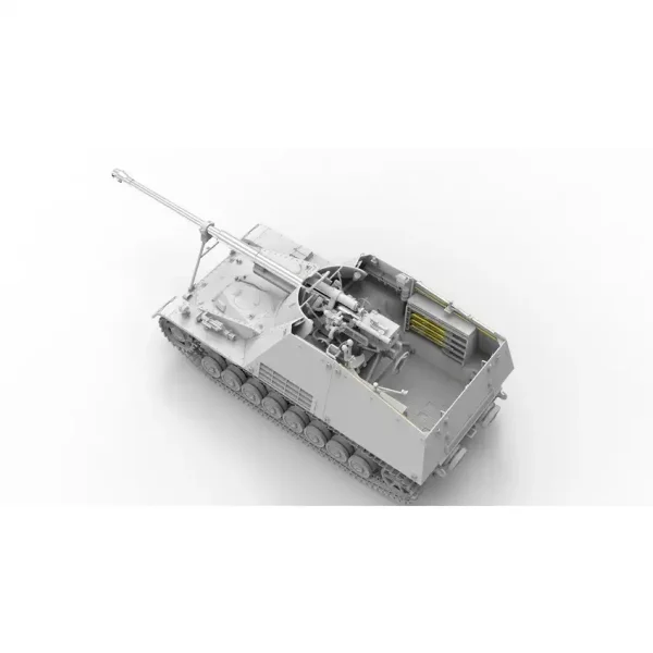 Border BT-024, 1/35 Sd.Kfz.164 Nashorn, Erken Dönem Tankı 4 Figürlü Plastik Maketi - Görsel 2
