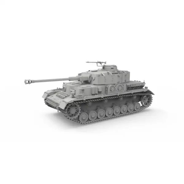Border BT-025, 1/35 Pz.Kpfw. IV Ausf. J Erken Dönem Tankı ve Ommr Tren Vagonu Plastik Maketi - Görsel 2
