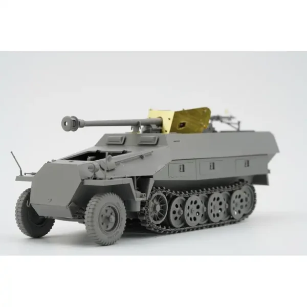 Border BT-043, 1/35 Sd.Kfz.251/22 ve 7,5 cm PaK 40 (Pakwagen) Yarı Paletli Zırhlı Araç Plastik Maketi - Görsel 2