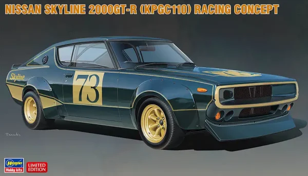 Hasegawa 20642, 1/24 Nissan Skyline 2000GT-R (KPGC110) Yarış Konsepti Plastik Maketi