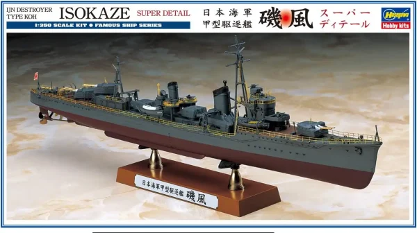 Hasegawa 40069, 1/350 Type Koh IJN Isokaze Destroyer Plastik Maketi
