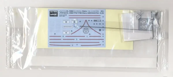 Hasegawa CH48 51048, 1/24 Volkswagen Type2 Micro Bus 1963 Plastik Maketi - Görsel 5