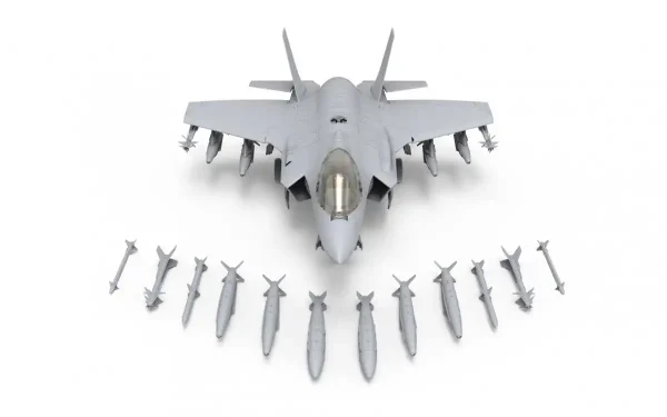 Meng LS-018, 1/48 Lockheed Martin F-35I Adir Israeli Air Force Plastik Maketi - Görsel 5