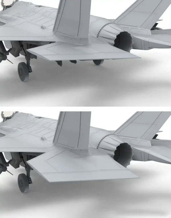 Meng LS-018, 1/48 Lockheed Martin F-35I Adir Israeli Air Force Plastik Maketi - Görsel 6