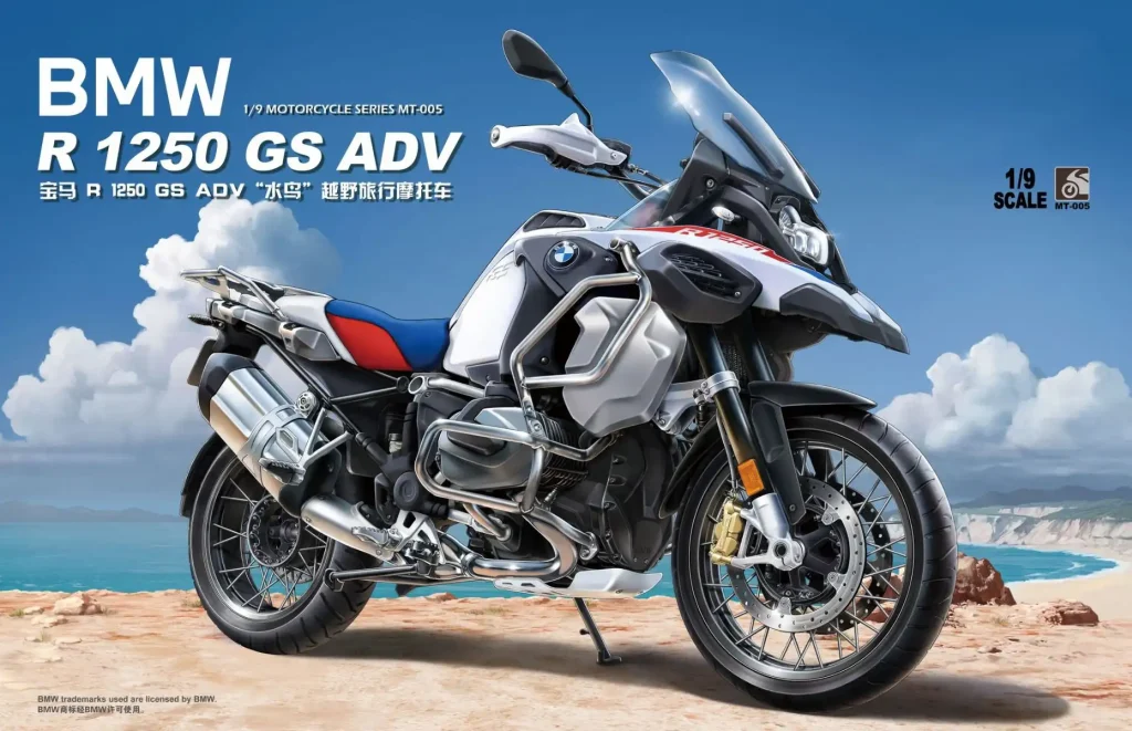 Meng MT-005, 1/9 BMW R 1250 GS ADV Plastik Maketi