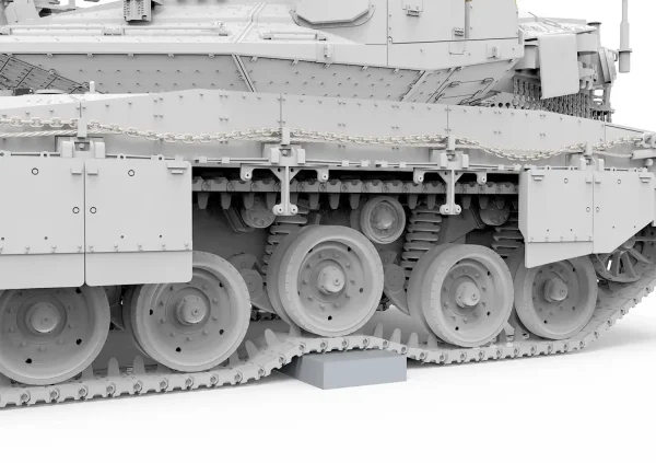 Meng TS-056, 1/35 Israil Ana Muharebe Tankı Merkava Mk.4M Roof-Mounted Slat Armor Plastik Maketi - Görsel 10