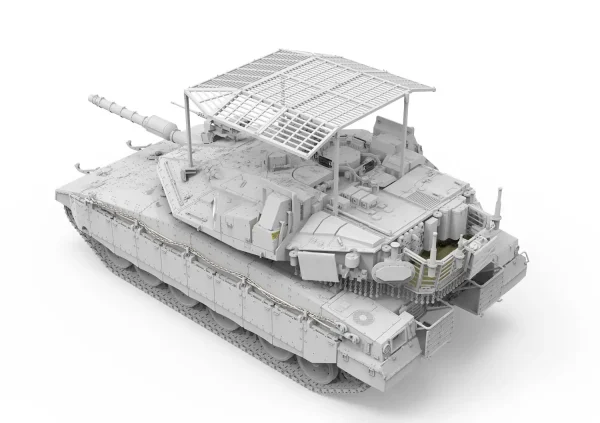 Meng TS-056, 1/35 Israil Ana Muharebe Tankı Merkava Mk.4M Roof-Mounted Slat Armor Plastik Maketi - Görsel 3