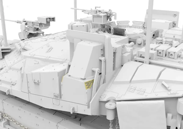 Meng TS-056, 1/35 Israil Ana Muharebe Tankı Merkava Mk.4M Roof-Mounted Slat Armor Plastik Maketi - Görsel 5