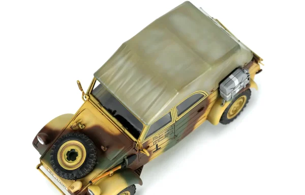 Meng VS016, 1/35 German Pkw.K1 Kübelwagen Type 82 Eastern Front Plastik Maketi - Görsel 6
