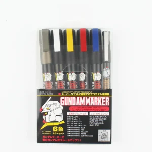 Mr.Hobby AMS-105, 6'lı Gundam Marker Basic Color Set