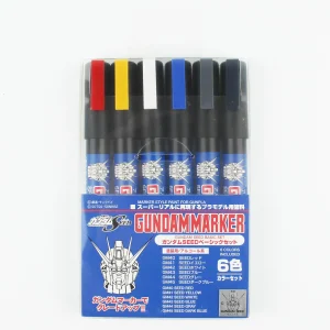 Mr.Hobby AMS-109, 6'lı Gundam Marker Seed Basic Set