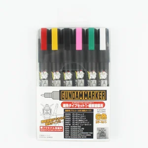 Mr.Hobby AMS-110, 6'lı Gundam Marker Fine Edge Set.1