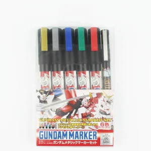 Mr.Hobby AMS-121, 6'lı Gundam Marker Metallic Set.1