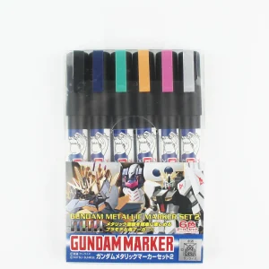 Mr.Hobby AMS-125, 6'lı Gundam Marker Metallic Set.2