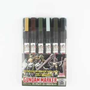 Mr.Hobby AMS-127, 6'lı Gundam Marker Military MSV Set