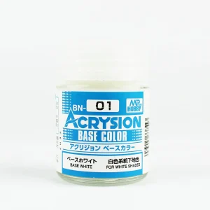 Mr.Hobby BN-01, 18 ml. Base White Acrysion Maket Boyası