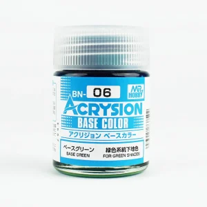 Mr.Hobby BN-06, 18 ml. Base Green Acrysion Maket Boyası