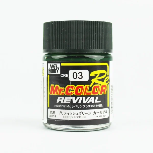 Mr.Hobby CRE-03, 10 ml. Brıtısh Green Revival Maket Boyası