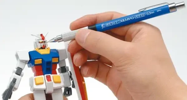 Mr.Hobby GP-01 Black, 0.3 mm. Ultra İnce Uclu Detaylandırma Kalemi - Görsel 2