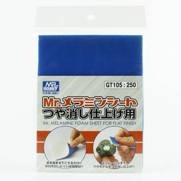 Mr.Hobby GT-105, Plastik Parçaları Parlatmak İçin Melamin Sünger 5x100x120mm.