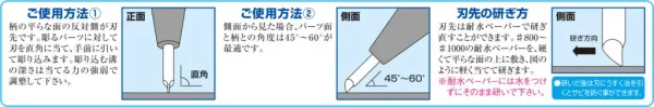 Mr.Hobby GT-65, Line Chisel 0.3 mm Uclu Detaylandırma Bıçağı - Görsel 2