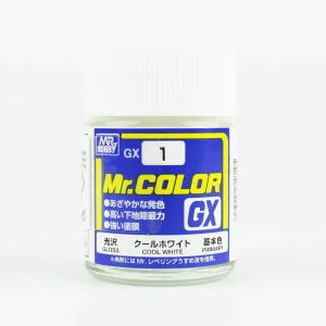 Mr.Hobby GX-1, 18 ml. Cool White Mr.Color Maket Boyası