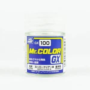Mr.Hobby GX-100, 18 ml. Super Clear III Mr.Color Maket Boyası