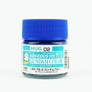 Mr.Hobby HUG-02, 10 ml. RX78-2 Gundam Blue Aqueous Gundam Maket Boyası