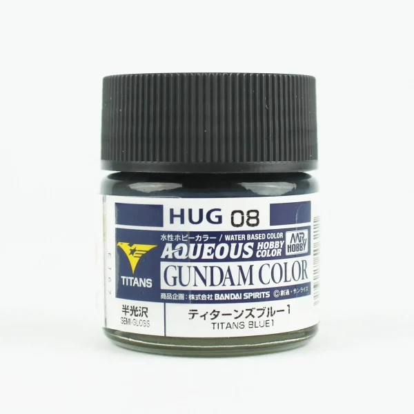 Mr.Hobby HUG-08, 10 ml. Titans Blue 1 Aqueous Gundam Maket Boyası