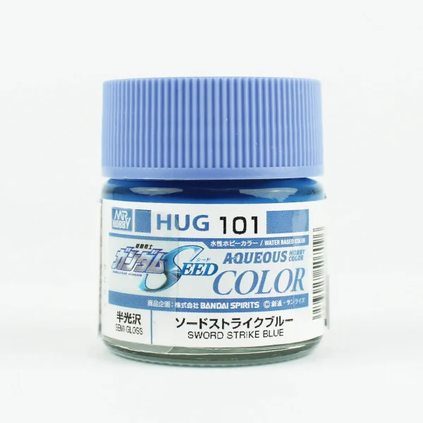 Mr.Hobby HUG-101, 10 ml. Sword Strike Blue Aqueous Gundam Maket Boyası