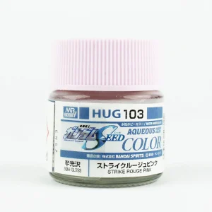 Mr.Hobby HUG-103, 10 ml. Strike Rouge Pink Aqueous Gundam Maket Boyası