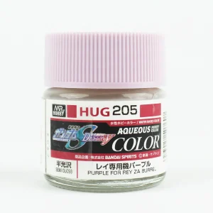 Mr.Hobby HUG-205, 10 ml. Purple For Rey Za Burrel Aqueous Gundam Maket Boyası