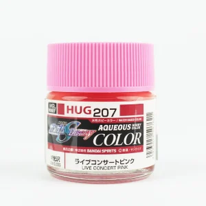Mr.Hobby HUG-207, 10 ml. Lıive Concert Pink Aqueous Gundam Maket Boyası