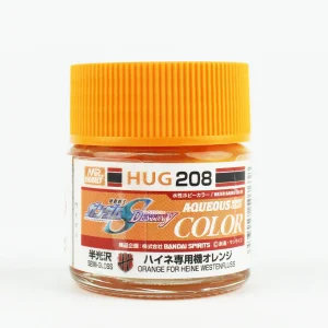 Mr.Hobby HUG-208, 10 ml. Orange For Heine Westenfluss Aqueous Gundam Maket Boyası