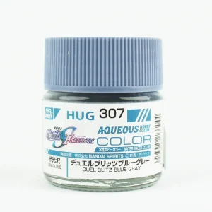 Mr.Hobby HUG-307, 10 ml. Duel Blitz Blue Grey Aqueous Gundam Maket Boyası