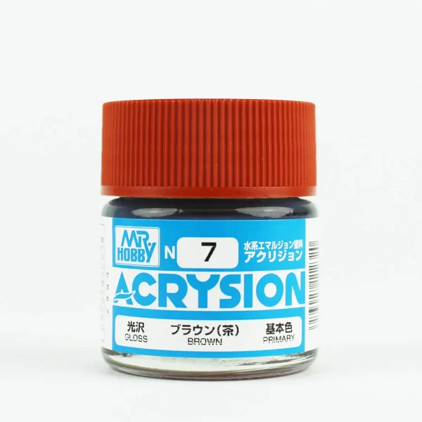 Mr.Hobby N-007, 10 ml. Brown Acrysion Maket Boyası