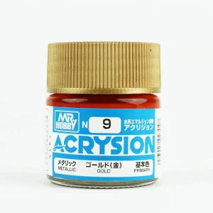 Mr.Hobby N-009, 10 ml. Gold Acrysion Maket Boyası