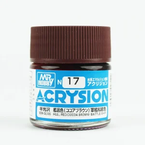Mr.Hobby N-017, 10 ml. Hull Red Acrysion Maket Boyası