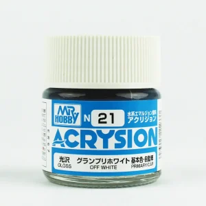 Mr.Hobby N-021, 10 ml. Off White Acrysion Maket Boyası