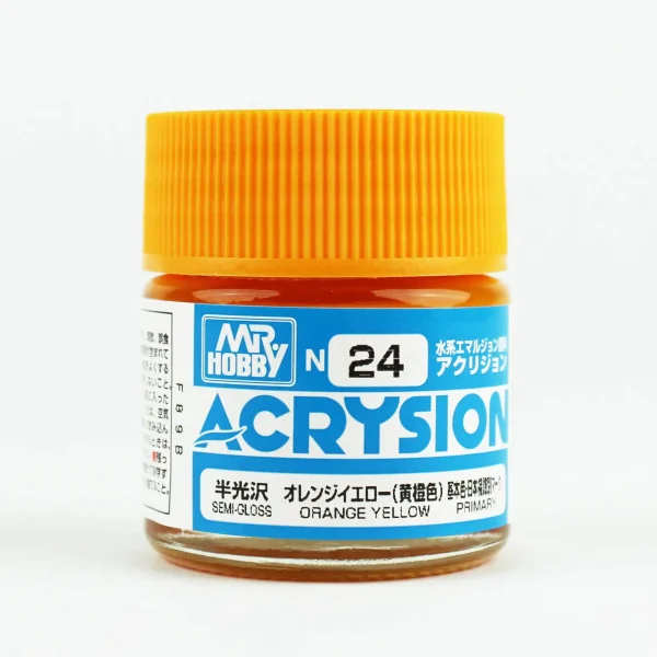 Mr.Hobby N-024, 10 ml. Orange Yellow Acrysion Maket Boyası