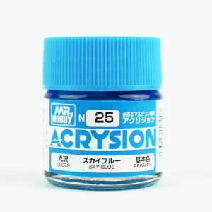 Mr.Hobby N-025, 10 ml. Sky Blue Acrysion Maket Boyası