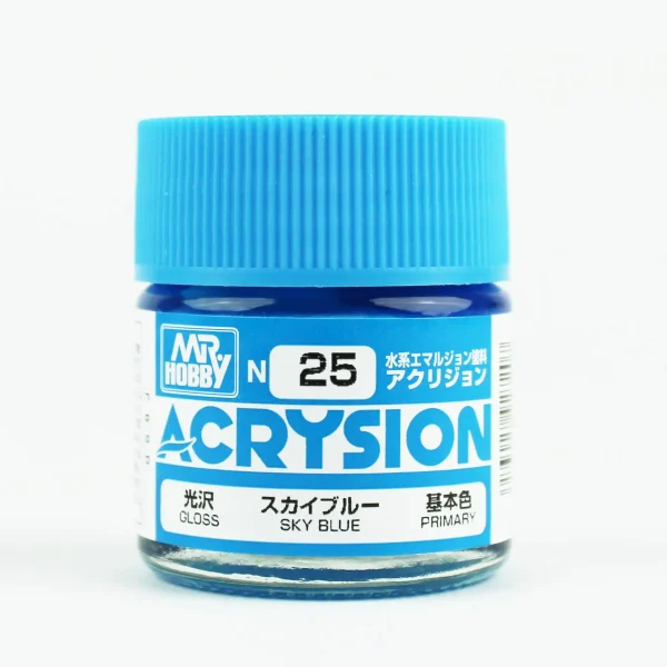 Mr.Hobby N-025, 10 ml. Sky Blue Acrysion Maket Boyası
