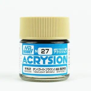 Mr.Hobby N-027, 10 ml. Tan Acrysion Maket Boyası