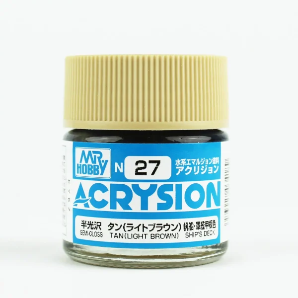 Mr.Hobby N-027, 10 ml. Tan Acrysion Maket Boyası