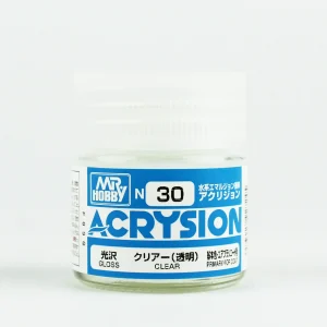 Mr.Hobby N-030, 10 ml. Clear Acrysion Maket Boyası