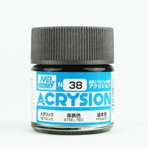 Mr.Hobby N-038, 10 ml. Steel Red Acrysion Maket Boyası