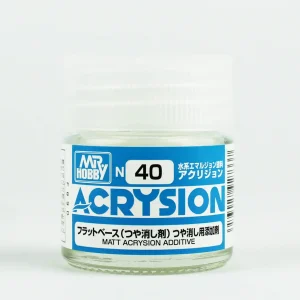 Mr.Hobby N-040, 10 ml. Flat Base Acrysion Maket Boyası