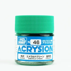 Mr.Hobby N-046, 10 ml. Emerald Green Acrysion Maket Boyası