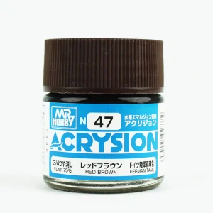 Mr.Hobby N-047, 10 ml. Red Brown Acrysion Maket Boyası